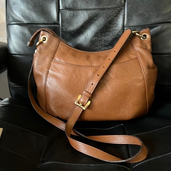 Michael Kors Handbags - Michael Kors Tan Brown Leather Shoulder Bag